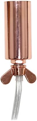 Elegant Designs LT1067-RGD 10" Elipse Crystal Collection Metal Crystal Ball Sequin Table Desk Lamp for Accent Lighting, Décor, Living Room, Rose Gold