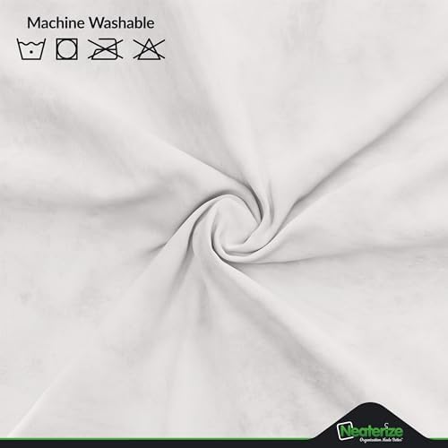 Premium Velvet Pillow Covers 12x20 White - Washable Decorative Fabric Throw Pillow Covers for Couch or Bed - Set of 2