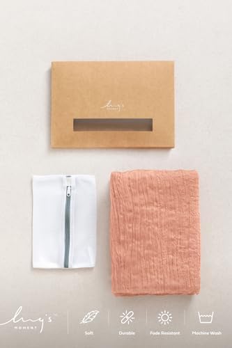 Ling's Moment 14Ft Sunset Terracotta Taupe Sheer Chiffon Table Runner