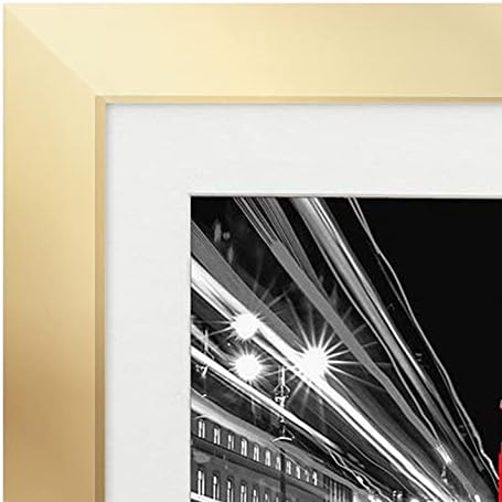 Americanflat 11x14 Picture Frame 2-Pack - Matted to 8x10 - Gold