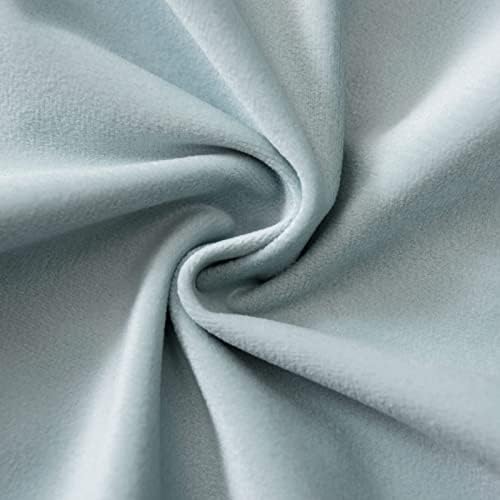 JUSPURBET Decorative Velvet Throw Pillow Covers 20x20 Set of 2,Powder Blue