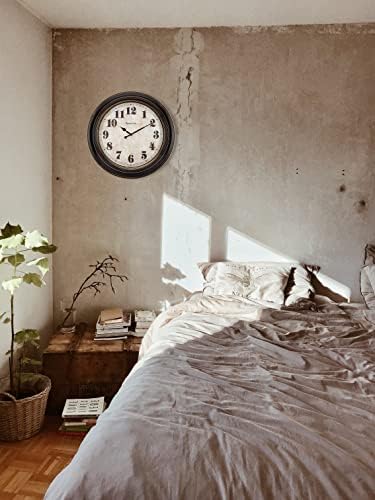 Westclox 32213VBK 24 inch Traditional Wall Clock Battery-Operated Clock for Living Room, Bedroom, Office | Ideal Housewarming Gift