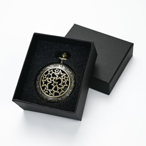Black Obsidian Scrying Mirror, Obsidian Feng Shui Mirror, Witches Mirror Presents, Witchcraft kit Divination Tools (Pocket Watch-1)
