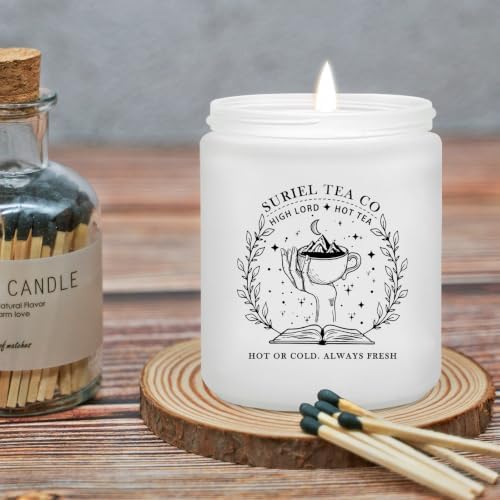 Maybeone Acotar Merch, Gift for Book Lovers, Readers, Acotar Merchandise for Bookworm Librarian - 7 Oz Bookish Candle