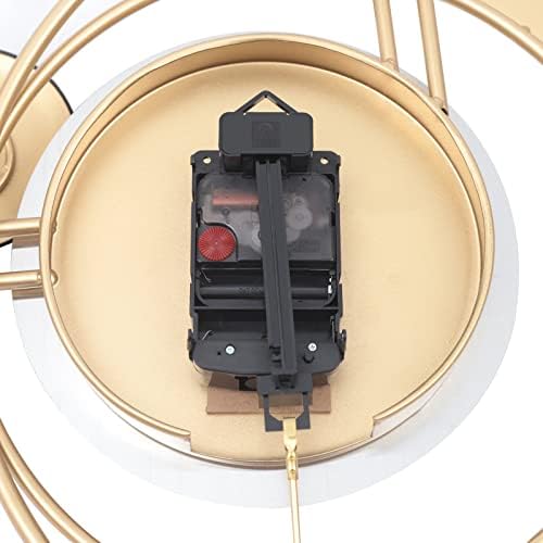 28Inch Modern Wall Clock for Living Room, Large Decorative Art Clock Silent Battery Operate, Modern Metal Wall Clocks for Living Room,Kitchen,Home,Bathroom,Bedroom Wall Decor (19.29*27.95in)