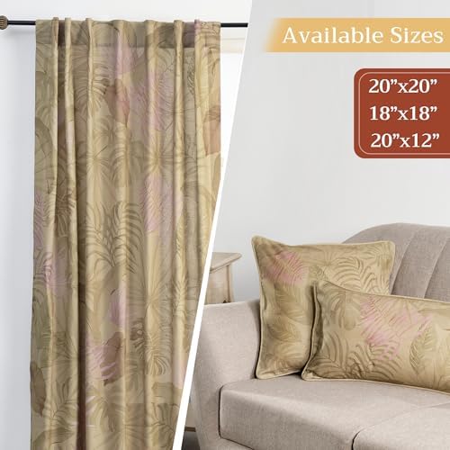 Maison d' Hermine Throw Pillow Covers 100% Cotton (18" x 18" - Pack of 1)