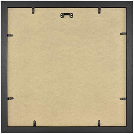 MCS Studio Gallery Poster Frame, 16x16, Black Woodgrain