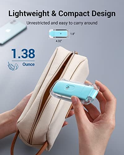 DEWENWILS USB Rechargeable Book Reading Light, Clip on Book Light (Blue)