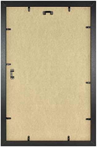 MCS Studio Gallery Poster Frame, 14x22, Black Woodgrain, 2-Pack