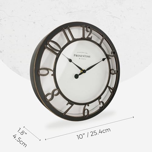 Presentime 10" Farmhouse Series Wall Clock