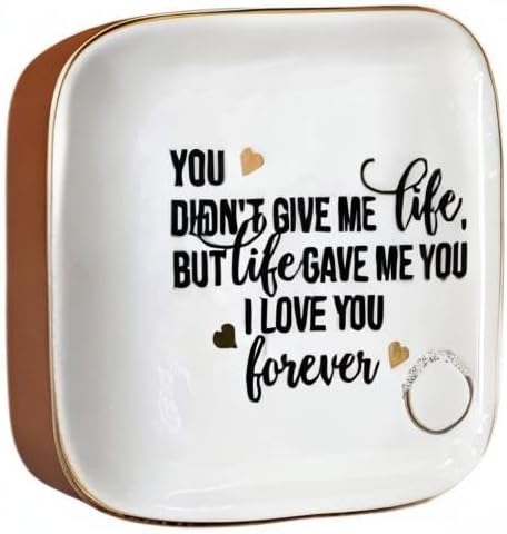 Ring Dish Jewelry Tray for Friend Mom Sister Maid of Honor,Birthday Mother's Day Christmas Gifts