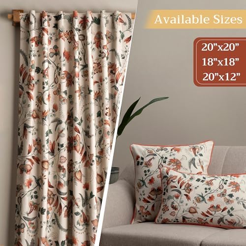 Maison d' Hermine Throw Pillow Covers 100% Cotton (12" x 20" - Pack of 1)