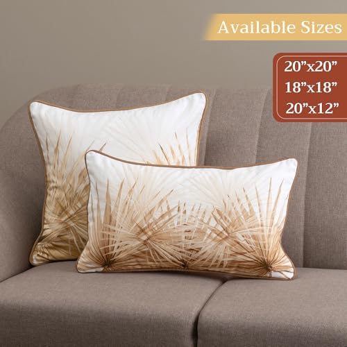 Maison d' Hermine Throw Pillow Covers 100% Cotton (18" x 18" - Pack of 1)