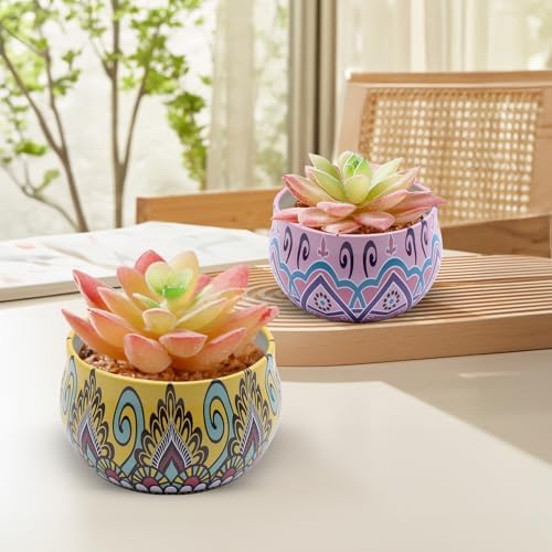Scented Candles Gift Set for Women 4 Pack Soy Wax Candles with Dried Flowers Reusable Tin Aromatherapy Relaxation Gift for Birthday Mothers Day Valentines Day