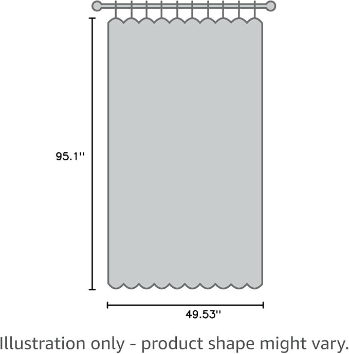 jinchan Linen Curtains Light Filtering Back Tab 50x96 Inch 2 Panels White | Semi Sheer Curtains 96 inch length for Bedroom Living Room, Modern Farmhouse Drapes with Rod Pocket, Natural Boho Curtains