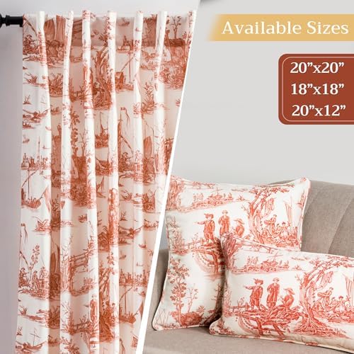 Maison d' Hermine Throw Pillow Covers 100% Cotton (20" x 20" - Pack of 1)