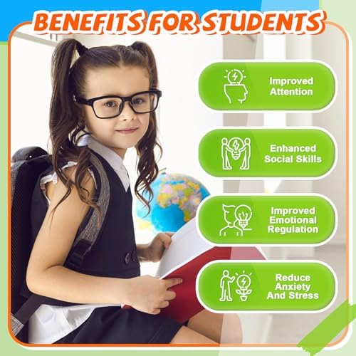Dandat 5 Pcs Kids Mirror See My Feelings Mirrors, Shatterproof Mirror for Kids Social Emotional Learning, Round Corners Square Mirrors for School Classroom DIY Crafts Calm Down Corner Supplies