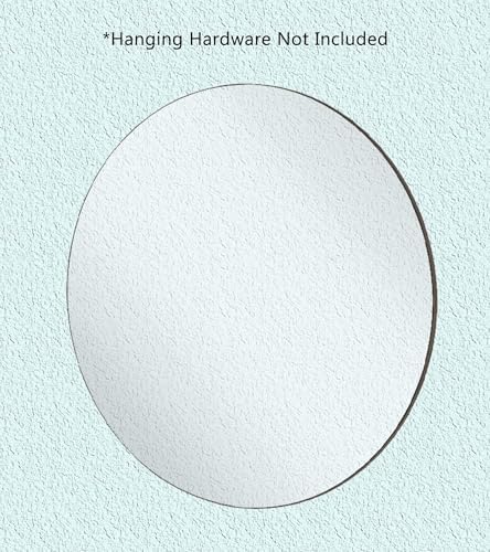 Marketing Holders Acrylic Mirror Round 6 Inch Lightweight Reflective Frameless Disc for Elegant DIY Home Decor and Unique Mirrored Decorative Gallery Walls