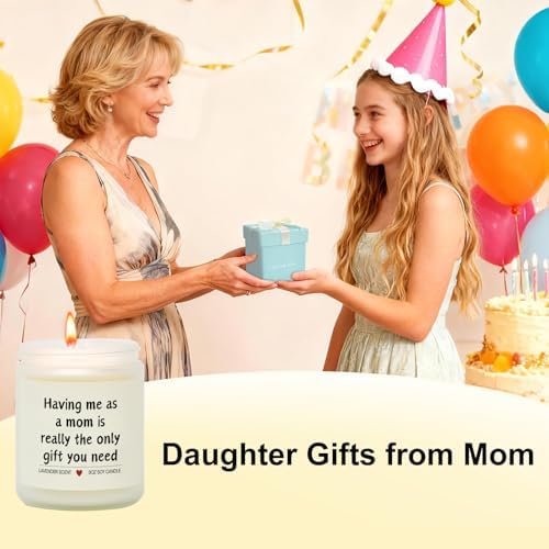 Daughter Gifts from Mom - 9oz Candle Humorous Gifts for Daughter