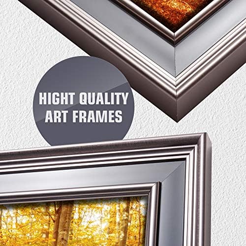 Love Growing Personalized Framed Arts Gift Couple's Names and the Date Gift for Anniversary,Valentine's day,Wedding.With Different Frame Styles Framed Size:33 5/8x23 5/8 inches