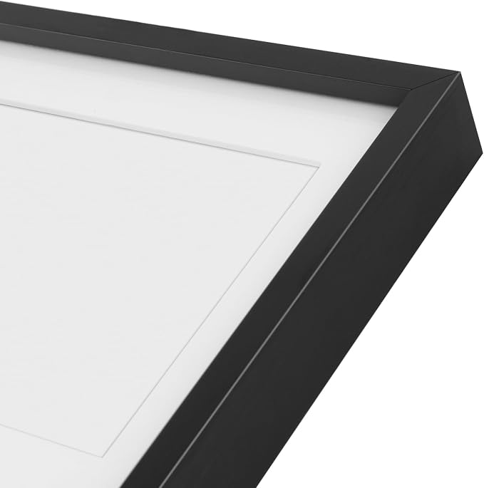 Golden State Art 16x16 Collage Frame w/Mat for 9 4x4 Photos Black 1 Pack
