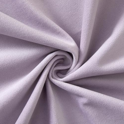 16x16 Velvet Throw Pillow Covers Set of 2 for Couch Sofa Bed,Lilac