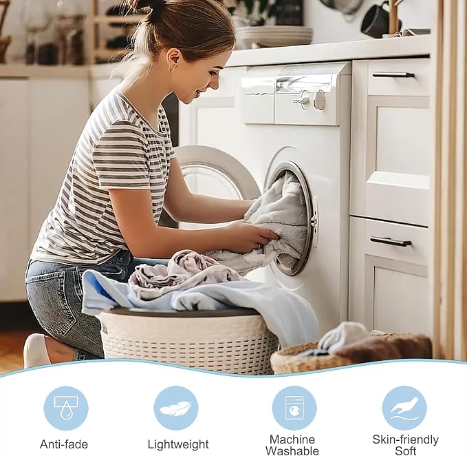 TURMTF to My Daughter Blanket from Mom, Even When I'm Not Close By Inspirational Soft Flannel Throw to My Daughter, for Birthday Graduation Christmas,Mothers Day 56"x71"