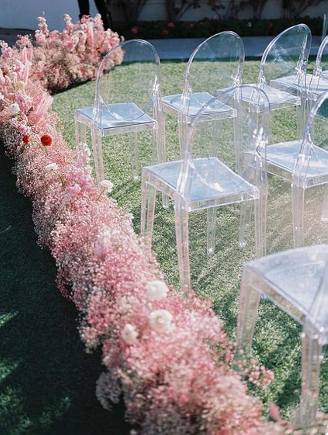 15 PCS Babys Breath Artificial Flowers Fake Babys Breath Flowers Artificial Bulk Pink Gypsophila Bouquets Real Touch Faux Flowers for Wedding Floral Arrangement Party Home Decoration