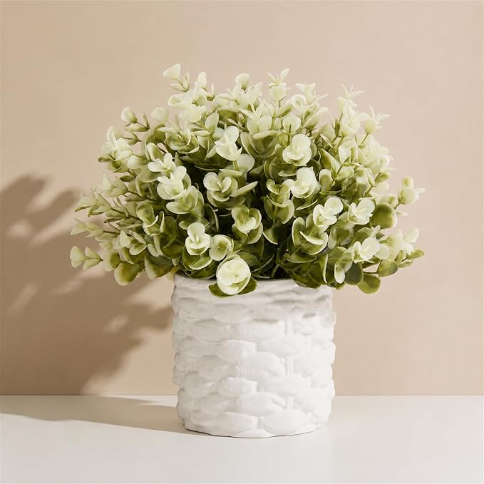 ALAGIRLS 2 Pack 10.38" Fake Plants Artificial Indoor Decor