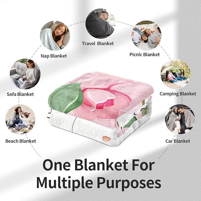 Oma Gifts for Grandma, Oma Gifts from Granddaughter Grandson, Birthday Gift for Oma from Grandchildren, Present for Oma from Grandkids Throw Blanket 60 x 50 Inch