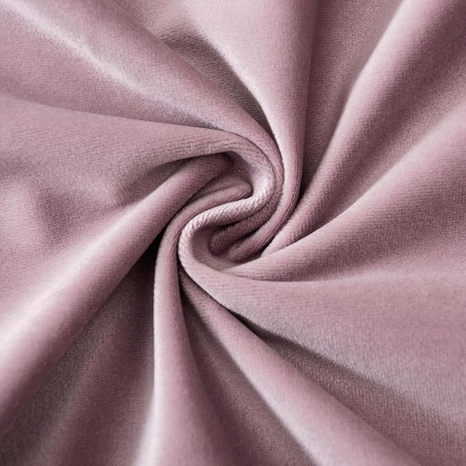 JUSPURBET 26x26 Euro Velvet Throw Pillow Covers Set of 2,Pink Purple
