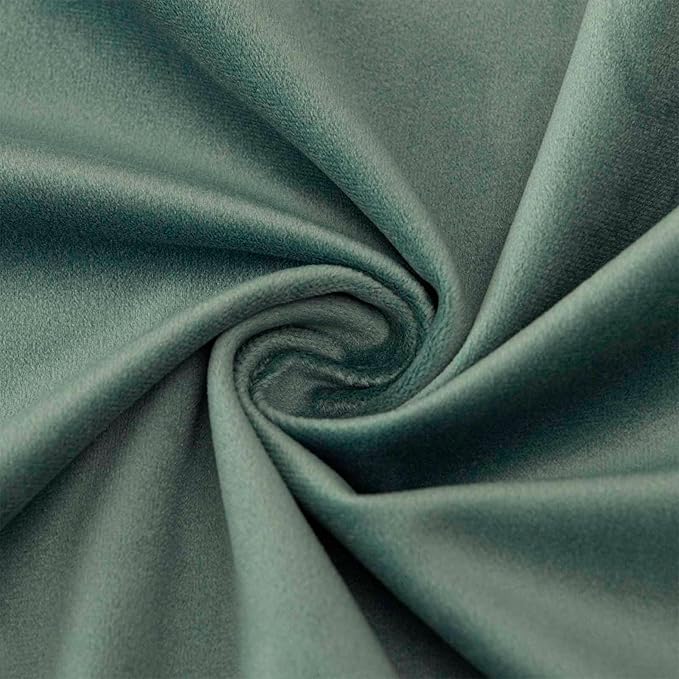 JUSPURBET 24x24 Euro Velvet Throw Pillow Covers Set of 2,Emerald