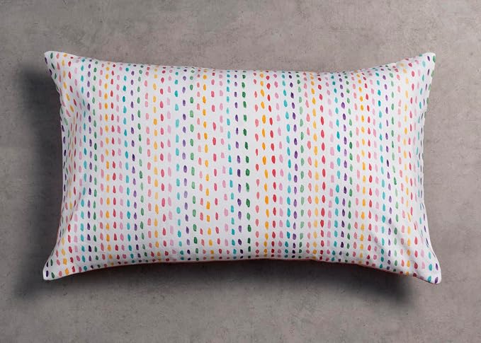 Maison d' Hermine Throw Pillow Covers 100% Cotton (12" x 20" - Pack of 1)