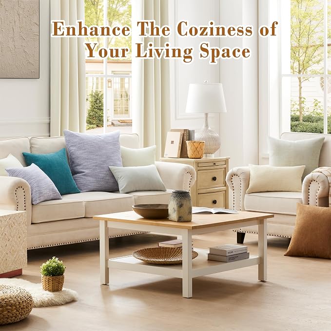 puredown® 20x20 Pillow Inserts, Pack of 1, Fluffy Soft Square Form Sham Stuffer, Decorative Throw Pillows for Couch, Sofa, Bed and Home Decor