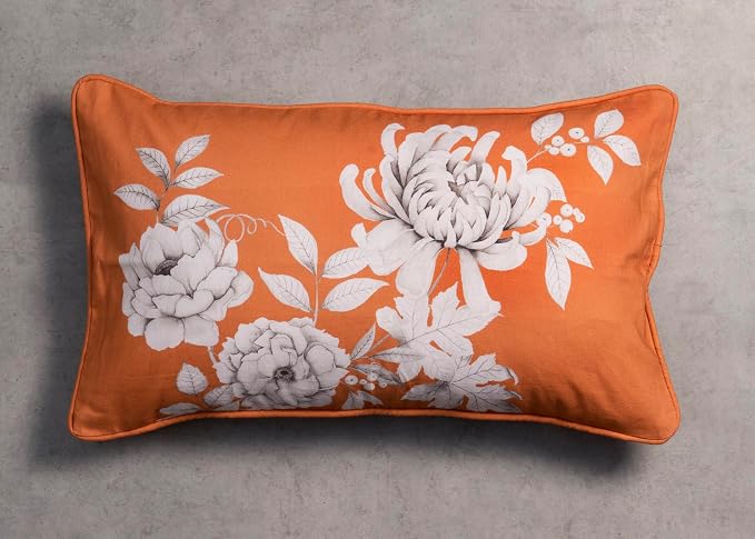 Maison d' Hermine Throw Pillow Covers 100% Cotton (12" x 20" - Pack of 1)