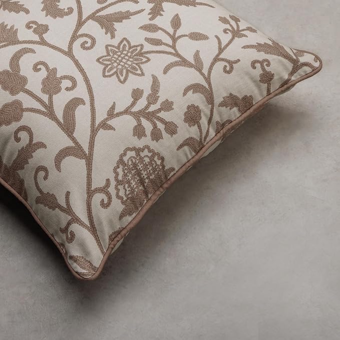 Maison d' Hermine Throw Pillow Covers 100% Cotton (18" x 18" - Pack of 1)