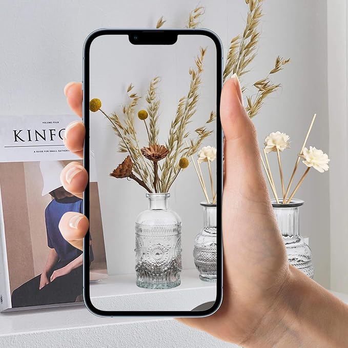 Glass Bud Vase Set of 33, Clear Small Vases Bulk for Wedding & Home Decor | Assorted Shapes & Sizes, Premium Clear Glass, Sturdy Packaging, Versatile for Weddings/Events/Home, Great Gift Choice