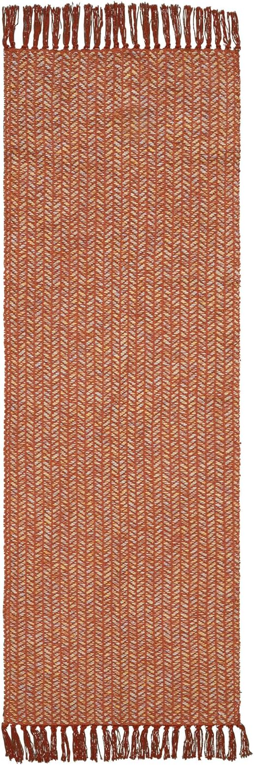Lahome Boho Bathroom Runner Rug, 2x6 Fall Washable Rugs for Hallways | Laundry Room Mats with Tassels, Farmhouse Woven Cotton Decor Carpet, Non Shedding Lightweight Throw Rugs for Entryway Bedroom