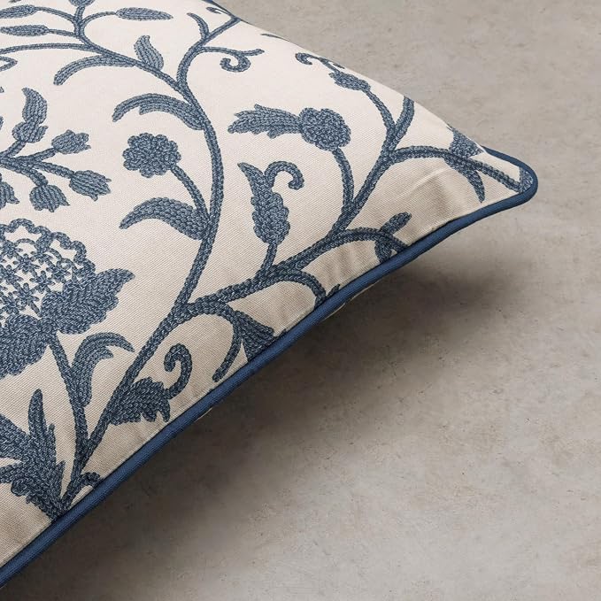 Maison d' Hermine Throw Pillow Covers 100% Cotton (12" x 20" - Pack of 1)