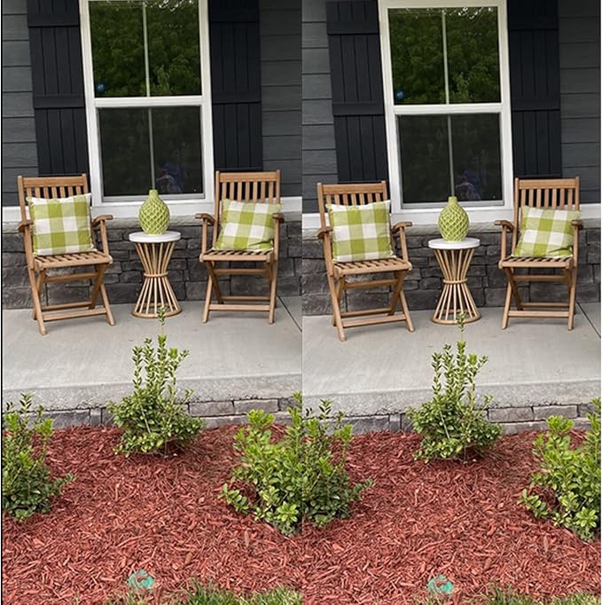Outdoor Green Throw Pillow Covers 18x18 Set of 2 Buffalo Plaids Check Spring Front Porch Decorative Gingham Cushion Cases Home Decor Farmhouse Rustic for Patio Furniture Couch Bed Sofa,Sage Grass