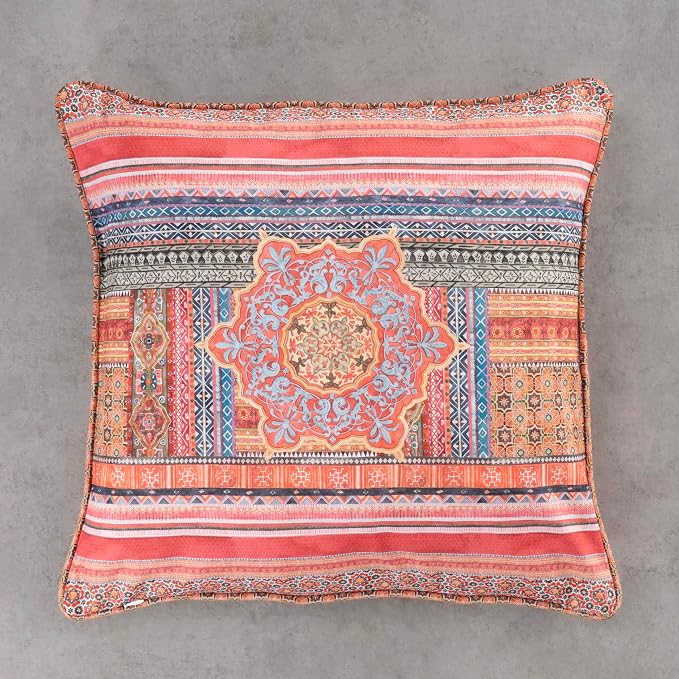 Maison d' Hermine Throw Pillow Covers 100% Cotton (18" x 18" - Pack of 1)