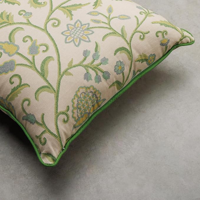 Maison d' Hermine Throw Pillow Covers 100% Cotton (20" x 20" - Pack of 1)