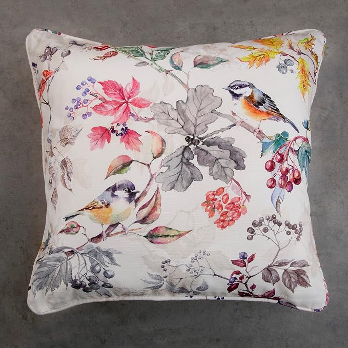 Maison d' Hermine Throw Pillow Covers 100% Cotton (18" x 18" - Pack of 1)