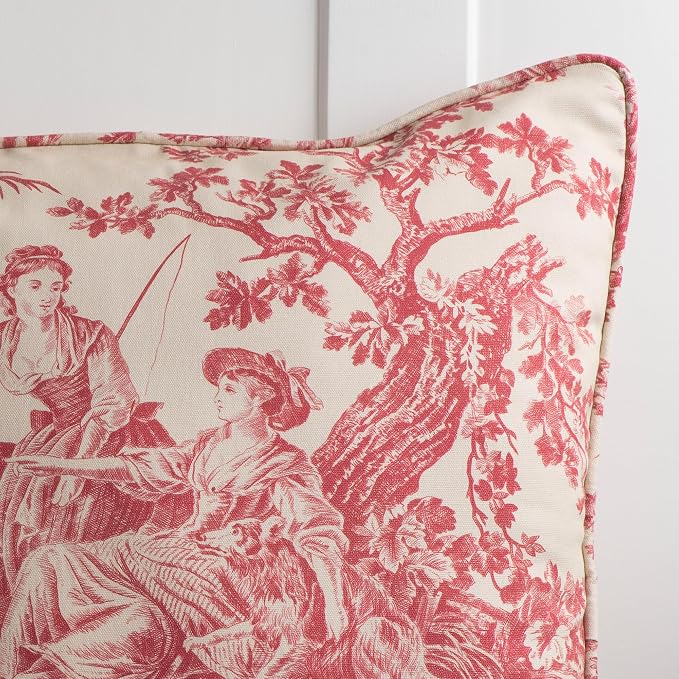 Maison d' Hermine Throw Pillow Covers 100% Cotton (20" x 20" - Pack of 2)