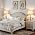 21.6" Table Lamps Set of 2, Resin Farmhouse Bedside Lamps for Bedroom Cream