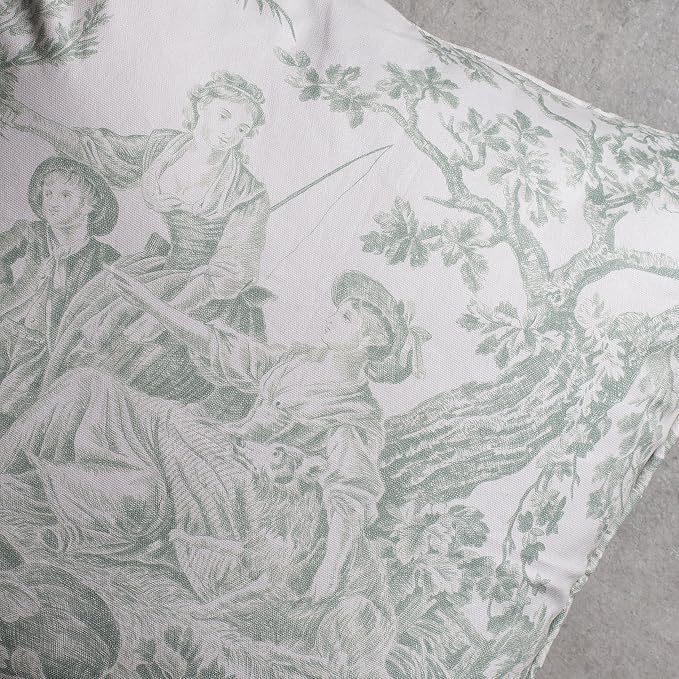 Maison d' Hermine Throw Pillow Covers 100% Cotton (18" x 18" - Pack of 1)