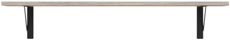DINZI LVJ Long Wall Shelves, 31.5" Wall Mounted Shelves with Metal Brackets