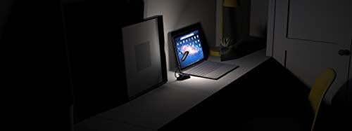 PERFECTDAY USB Rechargeable Book Light, 12 LED Reading Lamp with 3 Brightness Levels, Eye-Friendly Night Light for Reading