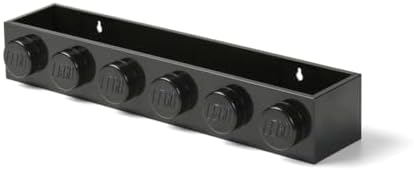 Room Copenhagen LEGO Book Rack Wall Shelf 18.9 in Black