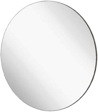 Marketing Holders Acrylic Mirror Round 6 Inch Lightweight Reflective Frameless Disc for Elegant DIY Home Decor and Unique Mirrored Decorative Gallery Walls